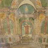 Ma l'oggetto di maggior pregio � un rivestimento d'altare di XVIII secolo che, proveniente dalla chiesa di Santa Teresa dei Maschi, rappresenta la santa carmelitana in una cornice prospettica